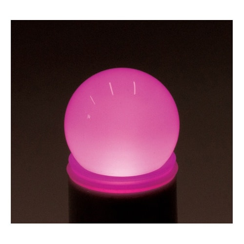 LEDミニボール球E26 ピンク色 HD