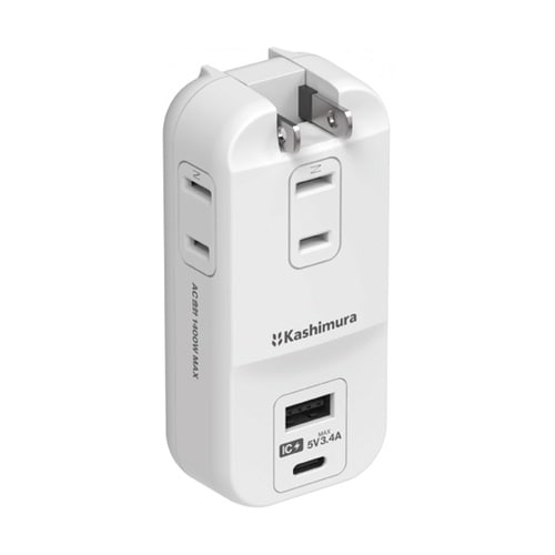 旅行用電源タップ AC3 USBA−C