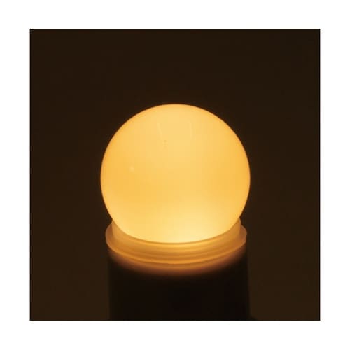 LEDミニボール球E26 黄色 HDM0