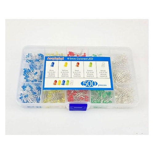 φ3mmLED 赤・緑・青・黄・白 1ケ