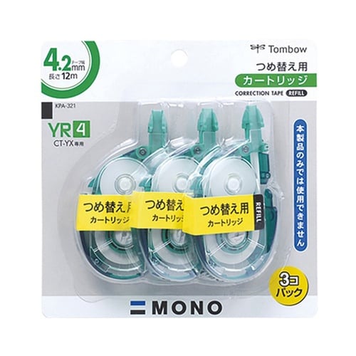 修正テープ モノYR4 3Pパック 1パ