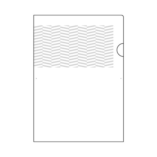 紙製トリック!クリアフォルダ A4 パタ