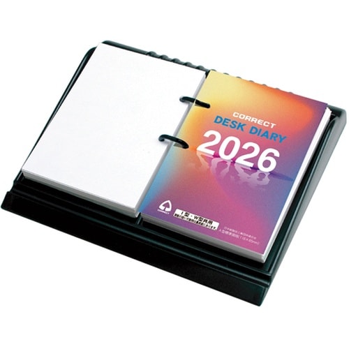2026 卓上日記 W型台付 D−500