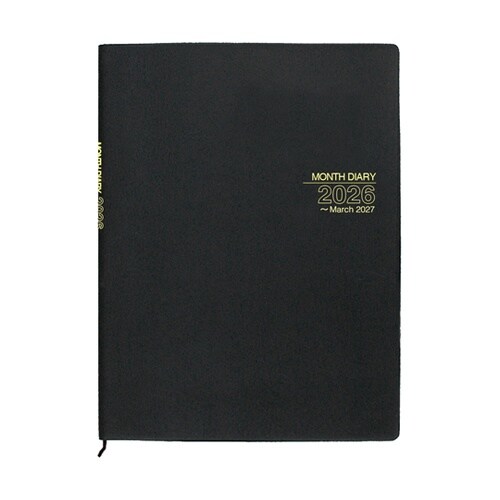 2026 マンスダイアリー B5 D−1