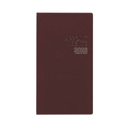 2026 アポイントメント 濃赤 D−6