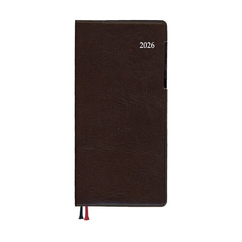 2026 アポイント 1W+横罫 ブラウ