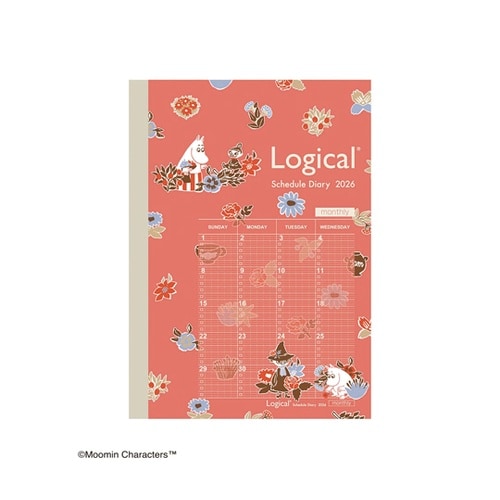 ロジカルダイアリー2026月間ノートタイ