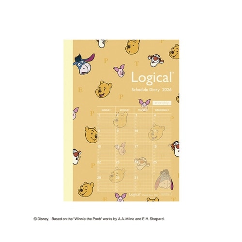 ロジカルダイアリー2026月間ノートタイ