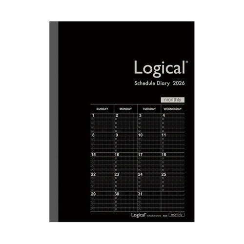 ロジカルダイアリー2026月間ノートタイ