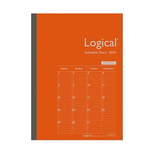 ロジカルダイアリー2026月間ノートタイ