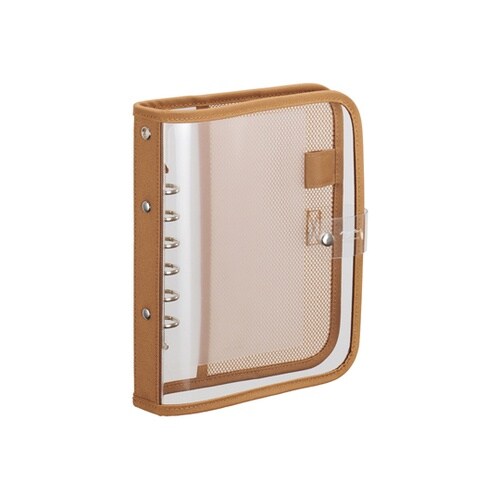 myfa クリヤーバインダー キャラメル