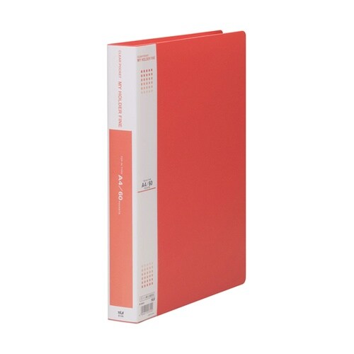 マイホルダーファイン A4 60P 赤