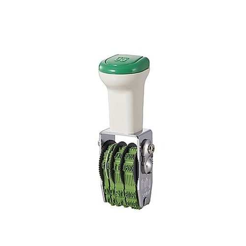 テクノタッチ回転ゴム印 本西暦日付5号