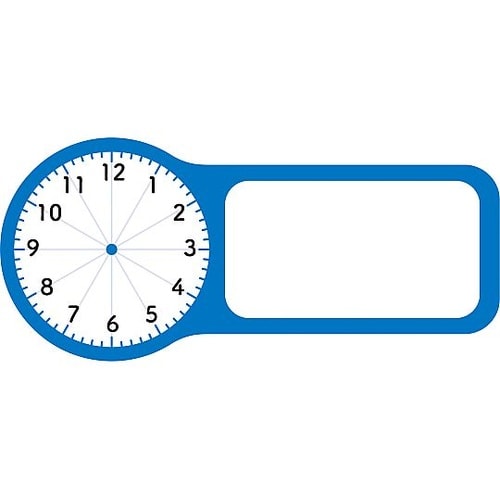 とけいのふせん 青&緑