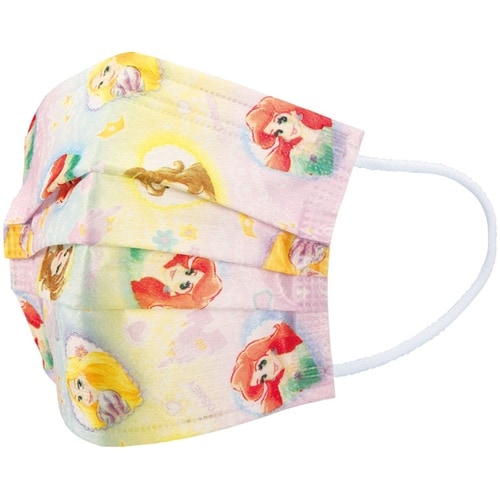 不織布子供マスク プリンセス 1袋(7枚