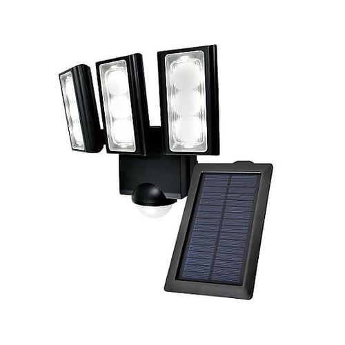 3灯 LEDセンサーライト(ソーラー充電