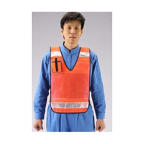 防犯ベスト(オレンジ) EA983R−2