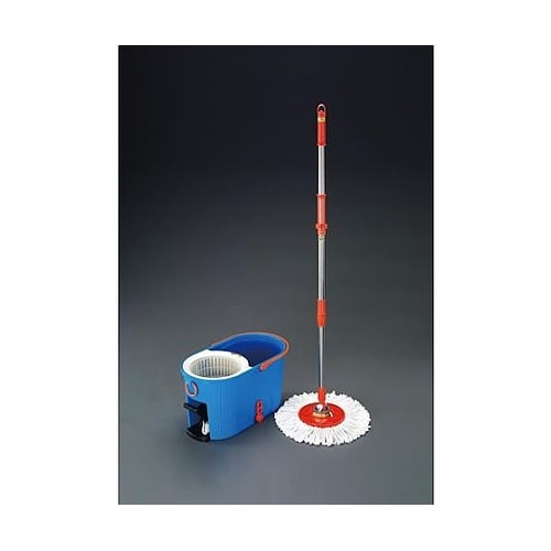 マイクロファイバー回転モップ(洗浄バケツ