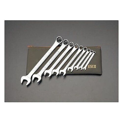 9本組/5.5−19mm 片目片口スパナ