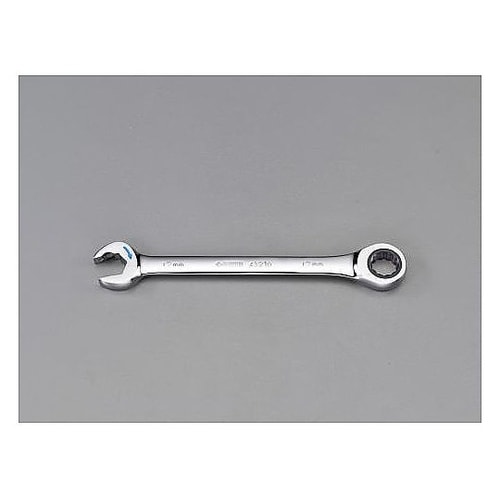 17mm ダブルラチェット片目片口スパナ