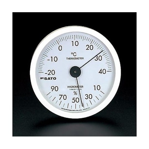 φ130mm 温度・湿度計 EA728E