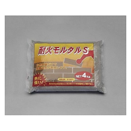 4.0kg 耐火モルタル(グレー) EA