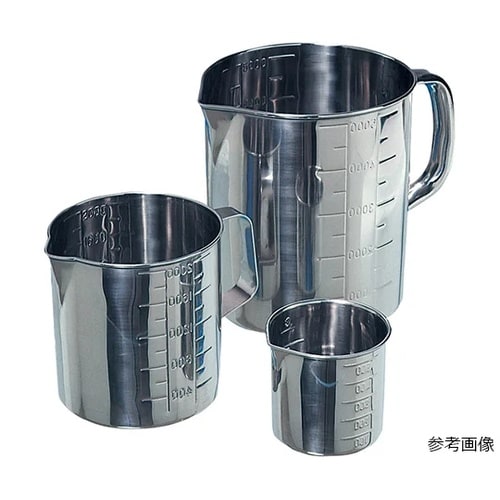 プレス口付ビーカー 手付 3L OM49