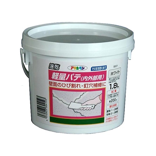 S021速乾軽量パテ(内外部用)ホワイト