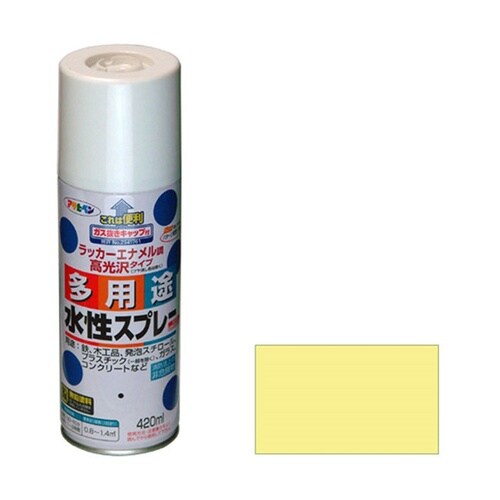 水性多用途スプレー420mLクリーム