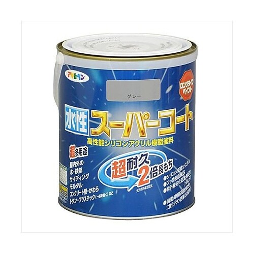 水性スーパーコート1.6Lグレー