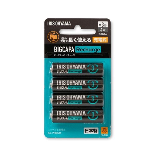 ビックキャパ リチャージ 単3形ニッケル