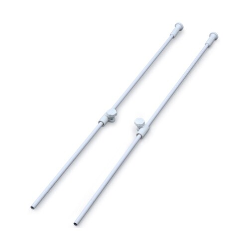 カラーメタルラック 突っ張りポール 2本