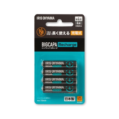 ビックキャパ リチャージ 単4形ニッケル