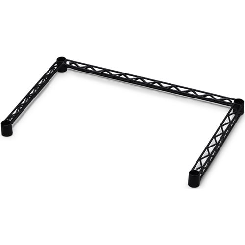 カラーメタルラック コの字バー ブラック