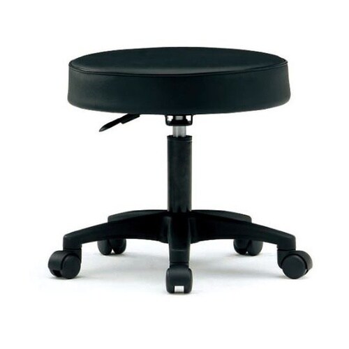 FTY20BK作業用チェアビニールレザー