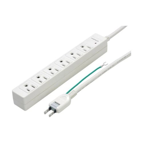 3Pマグネットタップ6個口5m白 Y02