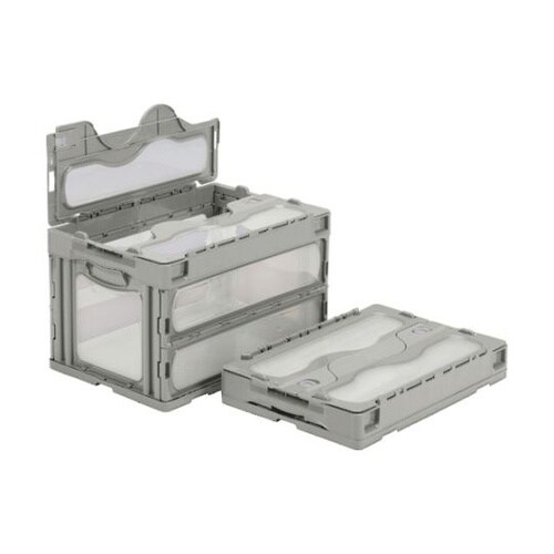 フタ一体型折りたたみコンテナー 5590