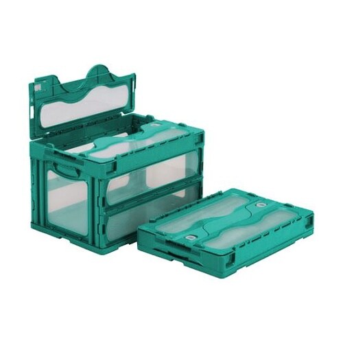 フタ一体型折りたたみコンテナー 5590