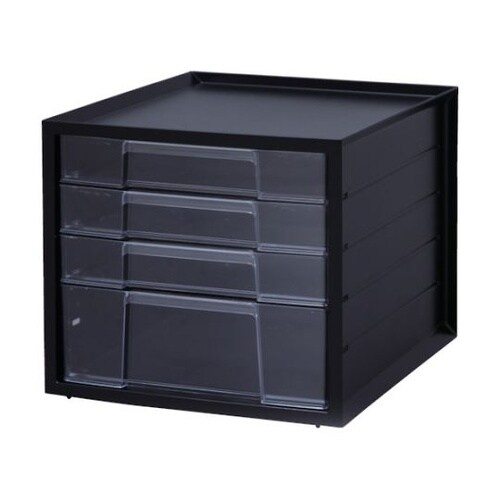 LCJ4DBK レターケース4段ブラック