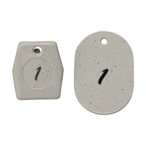 クロークチケット グレー 1ー50 1箱