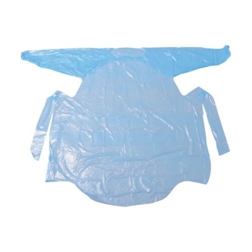 PEガウン ゴムタイプ ブルー 20枚入