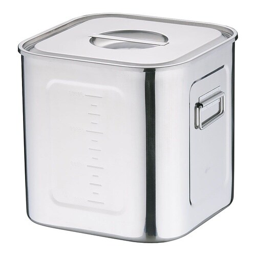 深型角キッチンポット 目盛付 30cm