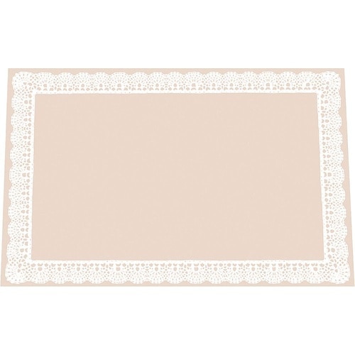 無蛍光紙テーブルマットレースB ベージュ
