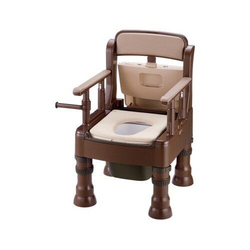 ポータブルトイレ きらく MY型 ダーク