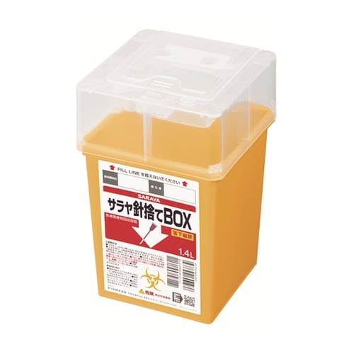 サラヤ 針捨てBOX 1.4L 1ケース