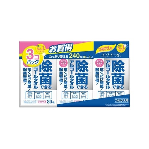 エリエール 除菌できるアルコールタオル