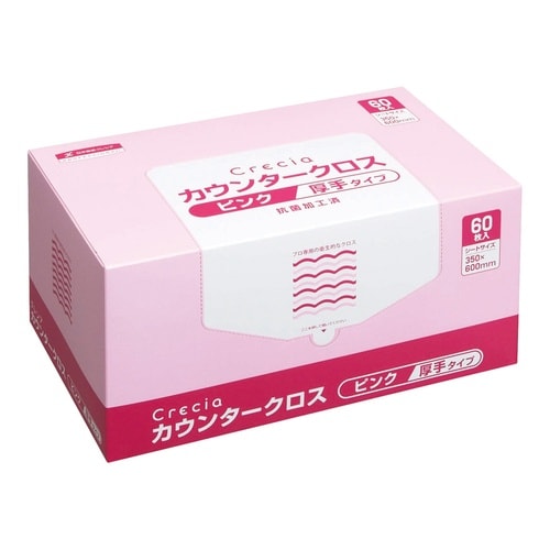 クレシアカウンタークロス厚手タイプピンク