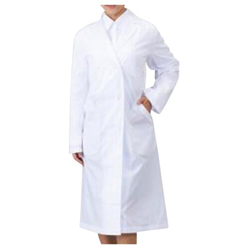 【ネームタグ貼付け導電ハンガー付】実習白