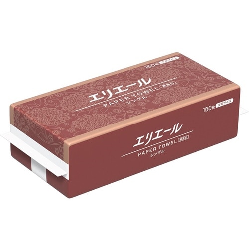 エリエール ペーパータオル 無漂白シング