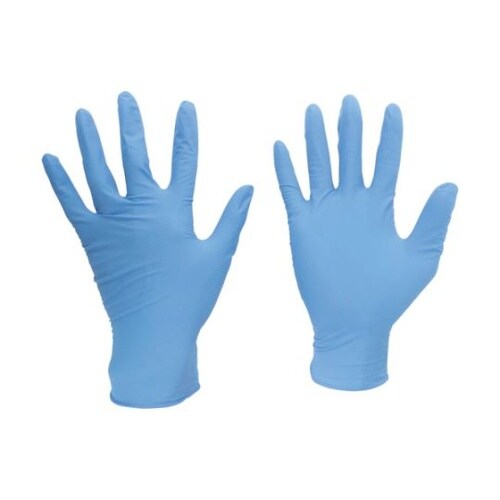 ニトリル使い捨て手袋 ベルテ790 ブル